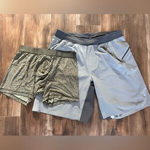 Lululemon Assert Shorts Plus AIM Boxer Briefs Men XL